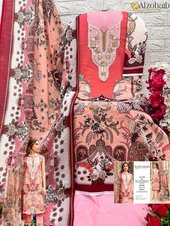 Queen Court Vol 1 By Alzohaib Cotton Pakistani Suits Wholesale Shop In Surat
